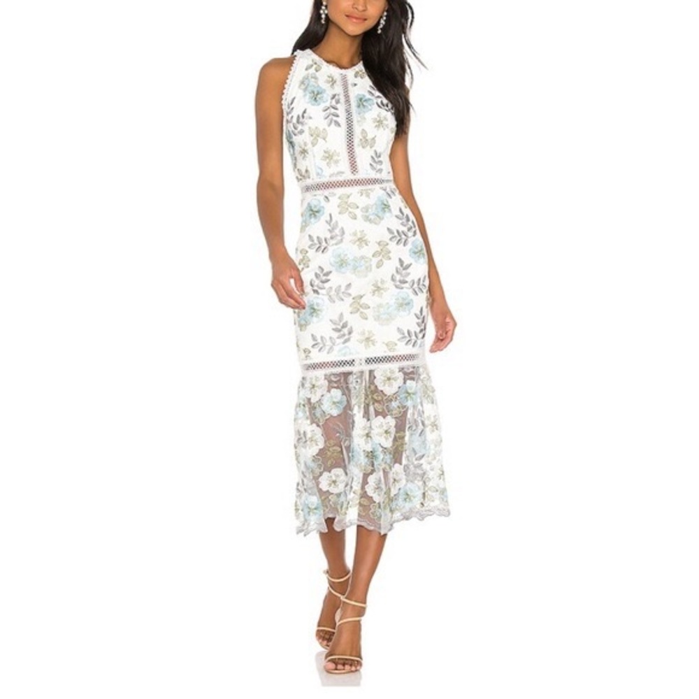 NWT Bronx and Banco Penelope Floral Midi Dress - Small / Size 4
